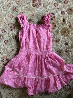 French Connection Pink Ruffle Strap Sundress for Girls